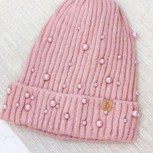 All Over Pearl Beanie